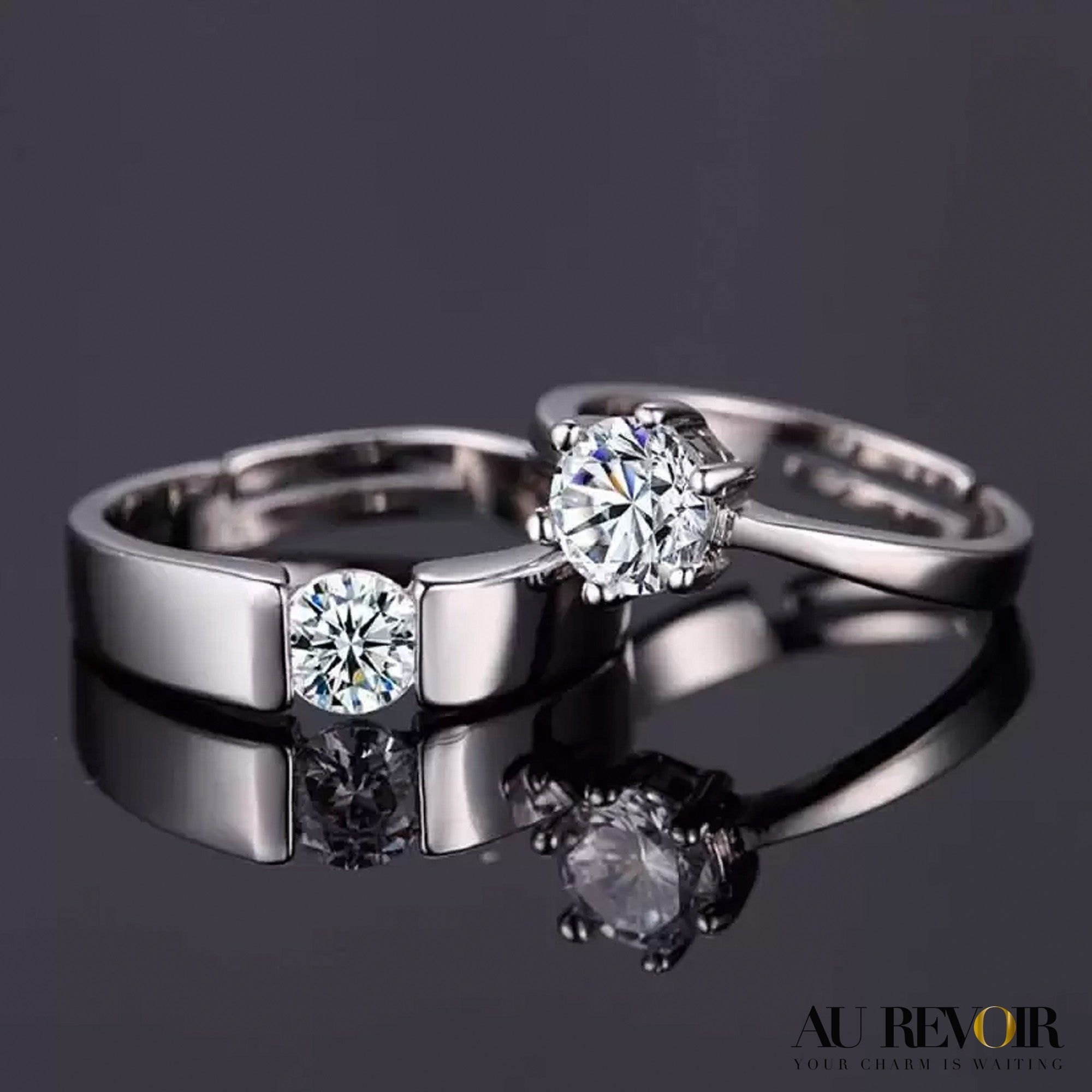rsp unique New Couple Lover ring Love You Jewelry For Friendship Gift (2  pieces - his and her) Alloy Sterling Silver Plated Ring Set Price in India  - Buy rsp unique New